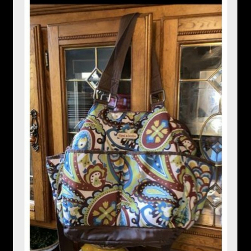 🥰Beautiful Timi & Leslie Paisley Diaper Bag🙆‍♀️